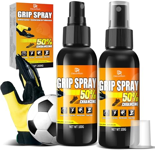 Spray Antideslizante para Zapatos 200ml - Adhesivo de Alta Prestación, Mejora la Tracción en Todas Las Superficies, Ideal para Fútbol, Baloncesto, Tenis, Golf y Otros Deportes, Duración Prolongada