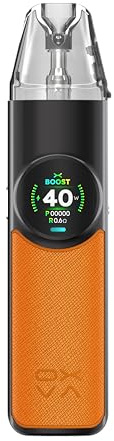 GLOWELL Ox-va Kit Nexlim Kit 1500mAh built-in Battery 2ml 0.6ohm + 0.8ohm Cartridge Electronic Cigarette Vaporizer (No Liquid, No Nicotine) (Coral Orange)
