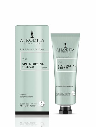 Afrodita Professional ZnO Spot-Drying Cream Crème à l'oxyde de zinc pour les impuretés et les peaux mixtes avec hamamélis et huile d'arbre à thé 50 ml