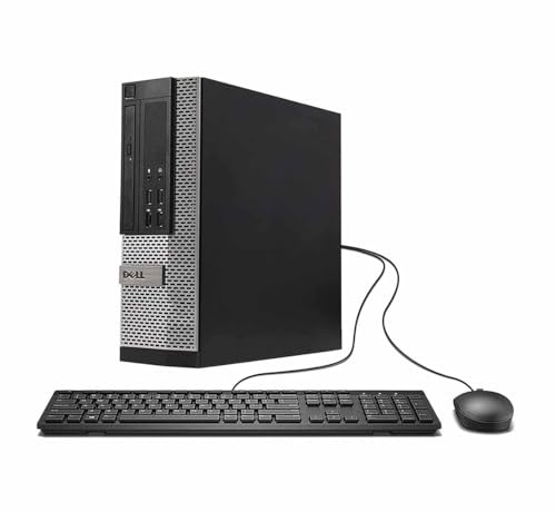 DELL Optiplex 790 SFF PC de Escritorio, Intel Core i3-2120, 8 GB de RAM, Disco Duro de 500 GB, WiFi, Bluetooth, Teclado QWERTY de EE. UU., Windows 11 Pro (reacondicionado)