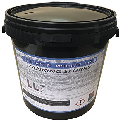 Tanking Slurry Grey or White 25Kg Bucket Waterproofer Damp Proofing Masonry (Grey)