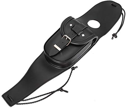 Terisass Borsa copri serbatoio carburante in pelle con bisaccia adatta alla maggior parte delle motociclette Borsa da serbatoio per moto + Borsa da serbatoio per moto