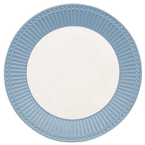 GreenGate - Teller, Frühstücksteller - Alice - Porzellan - Sky Blue - D 23 cm