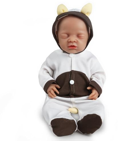 Vollence Bambola Dormiente in Silicone da 31 cm | Realistica e Ideale per Bambini, Mamme e Collezionisti Ragazza