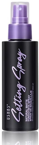 Spray Fixant le Maquillage Mat - Fixateur Durable pour le Visage - Formule Longue Durée jusqu'à 16 Heures - Hydratant avec Contrôle de l'Huile