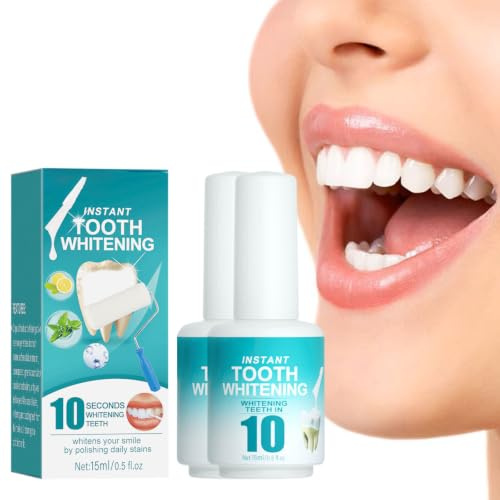 Sbiancante per Denti,Gel Sbiancante per Denti Bianchi,Vernice Per Denti,Sbiancante Dentale Naturale Istantaneo,Sbiancamento Dentale,Sbiancanti Denti a Base di Gel,Rimuove Macchie e Tartaro