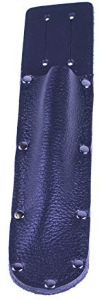 DAKL Messertasche lang, Koppelzubehör aus Leder, schwarz, Zimmerer, Dachdecker, Spengler