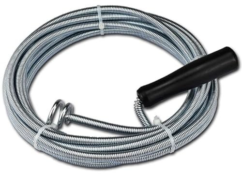 Drain Snake Unblocker 3M Kitchen Sink Unblocker Tool Plumbing Snake Drain Unblocker with Claw, Augers Drain Opener Pipe Cleaning Spiral Rod for Toilet, Shower