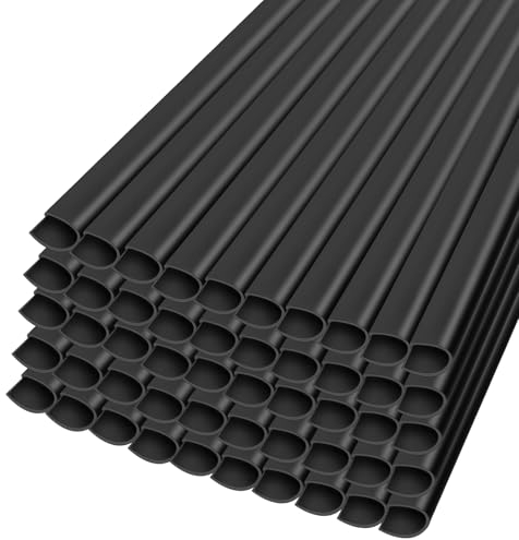 ZUYIST 50 clips de fijación de PVC para protección visual, 19 cm, tiras de protección visual para esteras dobles, rieles de sujeción para tiras de privacidad, valla de doble varilla para vallas de