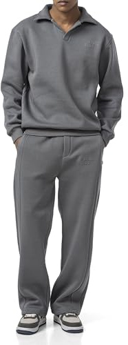 Redbridge Spruce Survêtement polo pour homme en coton à manches longues confortable pour les loisirs et le sport