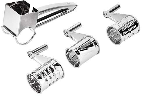 Râpe à Fromage en Acier Inoxydable, Multifonction, Manivelle, Rotatif, Outil de Tranchage, Râpe Fine et Grossière, Chocolat Dur, Noix, Parmesan