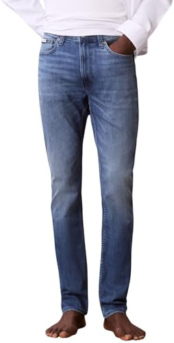 Calvin Klein Vaqueros Hombre Skinny Embers Talle Medio, Azul (Embers), 38W/30L