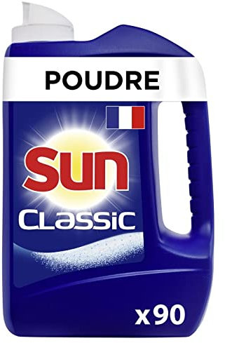 SUN Classic poudre pour vaisselle en machine 2,85 kg – nettoyage efficace et éclat garanti- Lot De 2