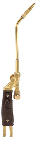 JTLB Torcia e Ugelli di Saldatura, Kit di Torcia per Saldatura a Gas con 5 Ugelli per Spessore di Saldatura 1,0-6,0 Mm, Corpo in Ottone e Strumento di Lavorazione Versatile