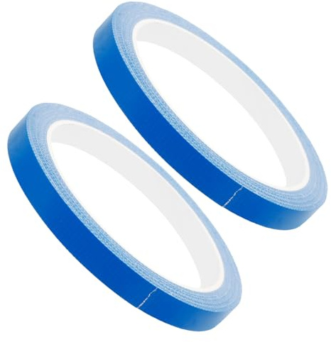 LOORGVEL Nastro Adesivo Protettivo Bordi per Racchetta da Ping Pong 10 M X 1 Cm Blu, Set 2 Pezzi, Protezione Resistente UV e umidità, Accessorio per Tennistavolo Flessibile per Uso in Club