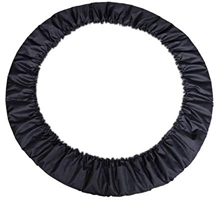 APJJ Trampolin Randabdeckung Ø81cm/91Cm/96Cm/101Cm/114Cm/122Cm/127Cm/137Cm/152Cm Federabdeckung Randschutz Abdeckung Für Indoor Trampolin,Schwarz,91cm