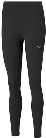 PUMA Unisex Puma Damen Mid Rise Long Tight, Schwarz, L EU