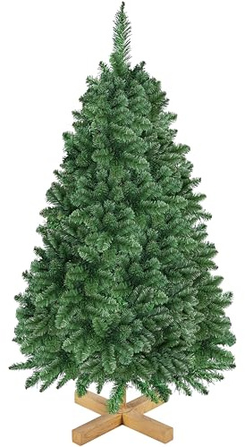 Yaheetech Árbol de Navidad Artificial de 122 cm con 251 Puntas Verde