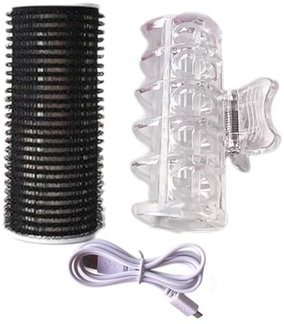 Hair Curlers Rollers | Heated Rollers For Short Hair & Medium Length Hair | Hair Rollers | USB Self-Adhesive Hair Curler Fringe Roller | Usb Heated Hair Curler | Heated Curlers Hair Curling Products