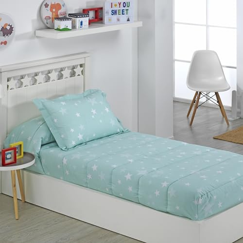 Sibiles Edredón Ajustable Cama Nido, Litera, Cama 90 y Cama 105 Infantil y Juvenil Color Color A Talla Cama 105