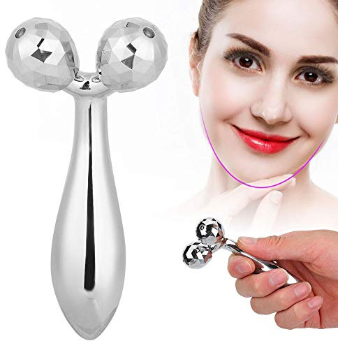 Massaggio portatile 3D con rullo viso, Massaggiatore viso con rullo, Massaggiatore Rullo viso Anti invecchiamento Massaggiatore antirughe Massaggiatore viso Rullo Sollevamento viso Strumento