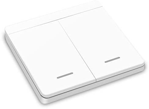 Interruttore della luce wireless, 86 pannello a parete RF interruttore di sicurezza e 10A relè ricevitore controller, on/off per luci fino a 1500 W