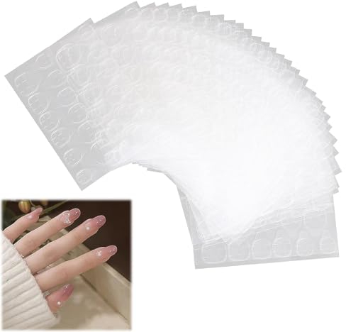 360 PCS Klebepads Nägel, Nagelkleber Pads, Press on Nails Klebepads, Jelly Gel Tape Adhesive Tabs, Kunstnägel Aufkleber, Für Nail Glue Von Maniküre Dekoration