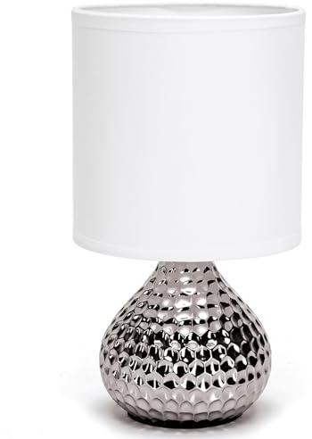 Blendend Lámpara de mesa de cerámica E14, sin fuente de luz, ideal para decoraciones en interiores y crear ambientes acogedores.