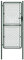 Xichuzi Cancello per Giardino in Acciaio 100x200 cm Verde,Cancello per Giardino,Cancelli ad Anta Battente,Cancello per Giardino Esterno-144407