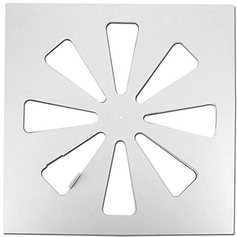 Wooden Shoe Designs Adjustable Air Conditioning Vent Cover | Air Vent Deflector for Office Ceiling AC Vents and HVAC Systems | 24” x 24”