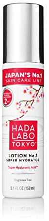 Hada Labo Tokyo Face lotion Damen mit Hyaluronsäure 150ml - Face Lotion Damen - Parfümfrei - Effizient Face lotion Damen - Face serum für alle Hauttypen