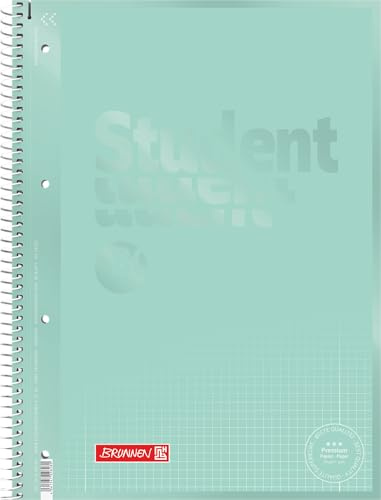BRUNNEN Collegeblock Premium Student Colour Code A4 Täckblad: mint