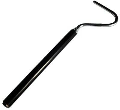 Fulenyi Schlangenhaken - Schlangenfänger-Werkzeug aus Edelstahl - Reptilienhakenlänge 6,30-26,78 Zoll Halten Sie einen sichereren Abstand zu Fangen und Steuern Sie Sich bewegende Copperhead