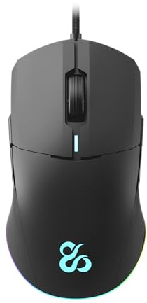 NEWSKILL Chiron ratón Gaming RGB alámbrico ambidiestro 8000DPI 8 Botones 70g Sensor PAW3333 Negro