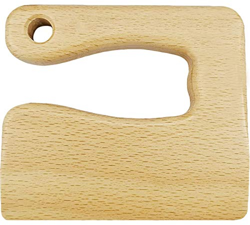 RAINBOW TOYFROG Wooden Kids Knife,Cooking Knives Safe for Kids, Vegetable and Fruit Cutter (for 2-8 Years Old) Montessori Kitchen Tools for Toddlers