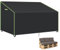 GARPROVM Abdeckung für Palettenmöbel, Schutzhülle für Gartenbank Wetterfest Abdeckung Palettenbank Outdoor, 420D Oxford Stoff Wasserdicht Abdeckhaube für Gartensofa Loverseat, 160x99x89cm