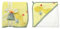 Fehn Kuscheldecke Dino - Kuschelige Schmusedecke als Babydecke & Badetuch Baby Dino - Badehandtuch Kinder Poncho aus Frottee