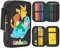 Pokemon Federmäppchen Jungen und Mädchen Mäppchen Gefüllt mit Schreibwaren Set Pikachu Geschenke für Kinder und Teenager (Glumanda Pikachu Schiggy Bisasam)