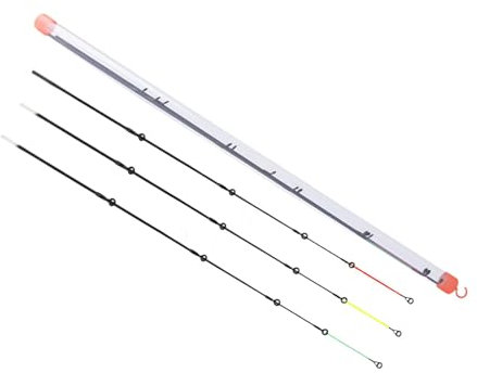 MagiDeal 3-teiliges Karpfenangeln, Feederrute, alle Arten von Wasser, Jigging-Angelrute, Zubehör mit Führungsring-Verlängerung, Karpfen-Angelrute, 356