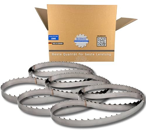 Lot de 3 lames de scie à ruban pour scie mobile - 3660 mm x 32 mm x 1,1 mm - ZT22 mm