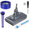 6800 mAh Ersatzakku für Dyson V8, Akku kompatibel mit Dyson V8 Staubsaugerserie + 2 Filter,für SV10 V8 Absolute
