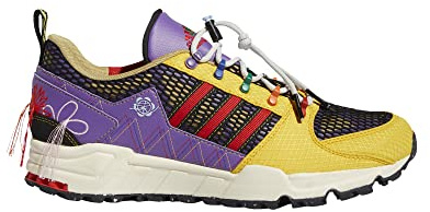 adidas Equipment Support 93 Schuhe Herren, Bold Gold/Red/Active Purple, 10.5 US