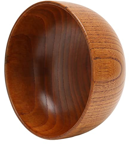 Tazones de madera,superficie m¨¢s lisa,ensaladera de madera de estilo japon¨¦s para restaurantes