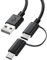 Fast Charger for Amazon Fire Tablet, Micro USB Cable USB C Charging Cord for Kindle Paperwhite, All Generation Old and New Fire HD 10 8 7 Plus, Max 11, Kids Pro, Edition Voyage Touch E-Reader, Type C