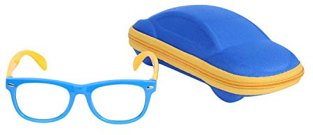 JoXiGo Anti Lumière Bleue Montures de Lunettes Ordinateur Mixte Enfant Bébé Garçon et Fille (2-6 ans) Anti-fatigue Radioprotection UV Protection, TR90 Flexible et Léger + Étui à Lunettes
