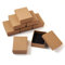 FASHEWELRY 12 scatole regalo piccole 9 x 7 cm marrone chiaro scatole di cartone per gioielli braccialetto regalo