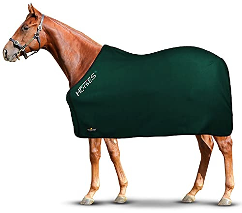Horses, Couverture en Polaire pour Cheval, Modèle Basic, Souple et Confortable, Idéale pour Le Transport e Après Le Travail