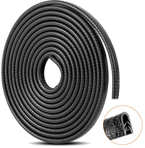 Kantenschutz Autotür 5M U-Form Gummi Kantenschutz Auto Universal Fit Schwarz Gummi Kein Kleber Kantenschutz