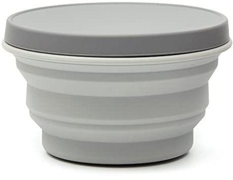 Camping-Schüssel, Faltbare Silikon-Lunchbox für Camping, hitzebeständig, auslaufsicher, tragbare Küchenutensilien für Camping,