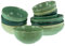 CreaTable, 24224, Serie Nature Collection Green Life, 12-teiliges Geschirrset für 12 Personen, Bowl Set aus Steinzeug, spülmaschinen- und mikrowellengeeignet, Qualitätsproduktion